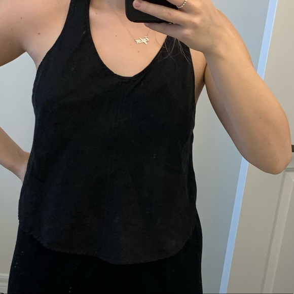 Aritzia/ Wilfred black tank with open back - Picture 5 of 5